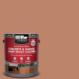 1 gal. #PFC-13 Sahara Sand Self-Priming 1-Part Epoxy Satin Interior/Exterior Concrete and Garage Floor Paint