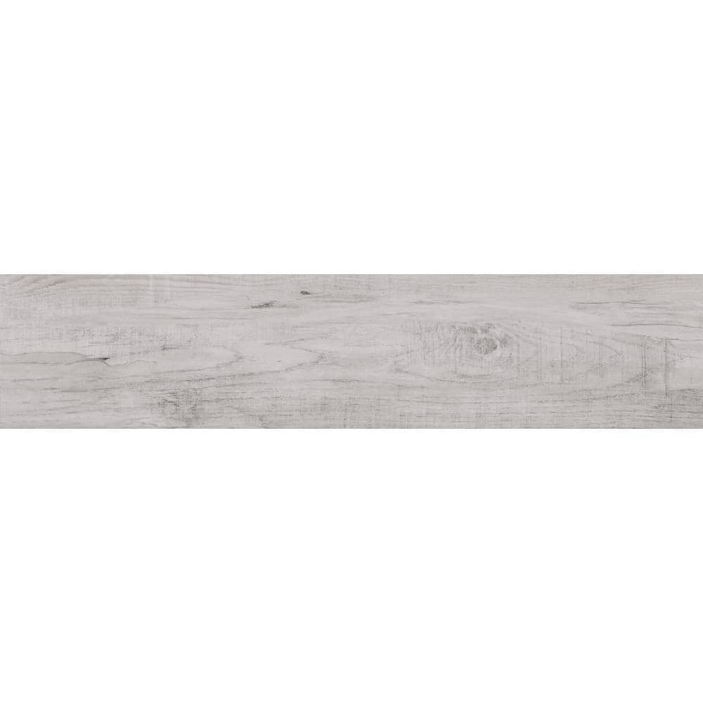 Sample of Safari Glacier White Matte 6 in. x 8 in. Porcelain Wood Look Floor and Wall Tile price history on PriceWatchPro