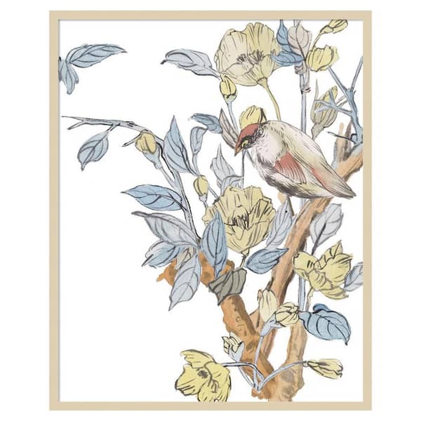 Amanti Art Poets Message II by Melissa Wang 33 in. W x 41 in. H. Wood Framed Wall Art Print Framed in Brown