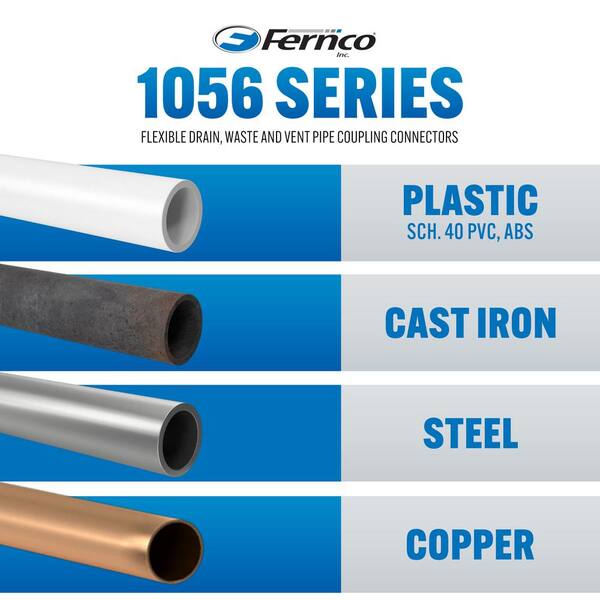 Fernco PQL-200 Schedule 40 2-Inch Hub X 2-Inch Hub Flexible PVC 90-Degree Elbow