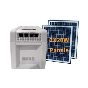 1800-Watt Solar Home and RV Battery Kit with 40-Watt Monocrystalline Solar Panel