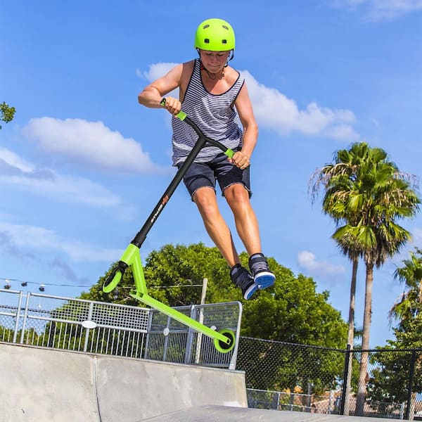 Pro Aluminum Stunt Kick Scooter Skatepark TPE Handlebar For Kid &Adult 