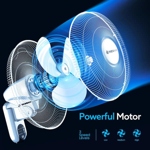  Pro Breeze Personal Table Fan with Remote Control, 8” Desk Fan,  Powerful Turbo Whisper Quiet Fan Motor, 24 Speeds, 4 Modes & 12 Hour Timer,  Table Fan for Bedroom, Tabletop Fan