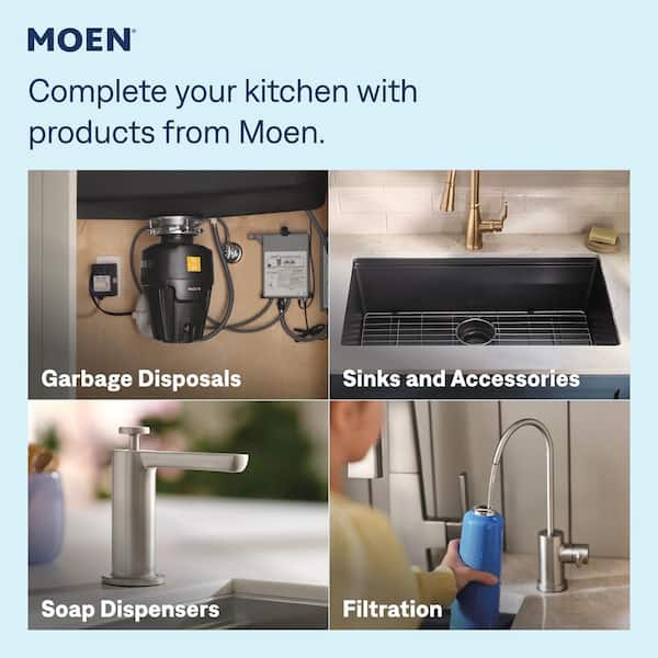MOEN Adler Single-Handle Pull-Down Sprayer Kitchen Faucet with