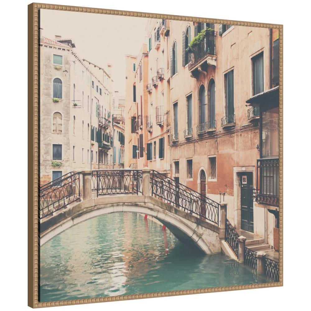"Sylvie ""Wandering The Streets of Venice"" by Laura Evans Framed City Art Print 30 in. x 30 in." price history on PriceWatchPro