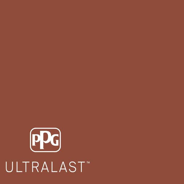 PPG UltraLast 1 qt. #PPG1067-7 Burled Redwood Matte Interior Paint and Primer