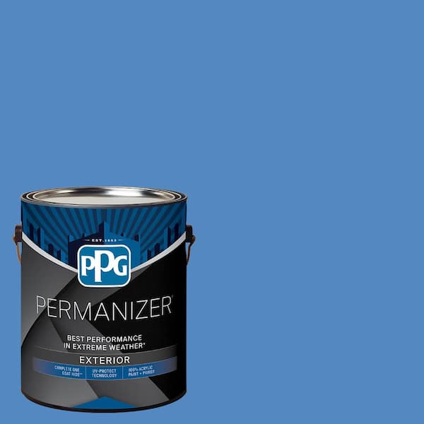 1 gal. PPG1244-5 Blueberry Popover Semi-Gloss Exterior Paint