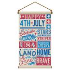 31 in. x 18 in. Large Patriotic Canvas Hanging Sign (2-Pack)