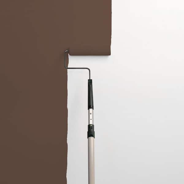 Glidden Premium 5 gal. PPG1075-7 Fudge Truffle Flat Exterior Latex