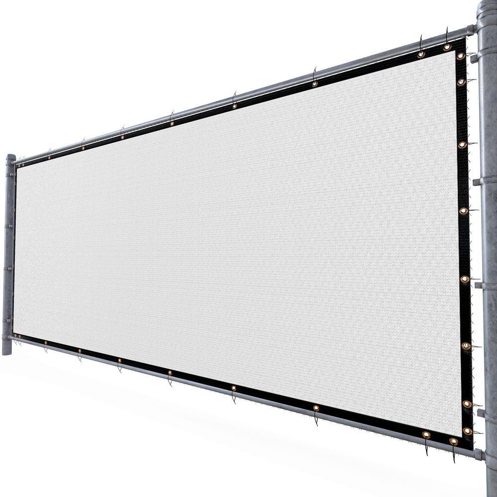 Reviews for AMGO 8 ft. H x 50 ft. W White Fence Outdoor Privacy Screen
