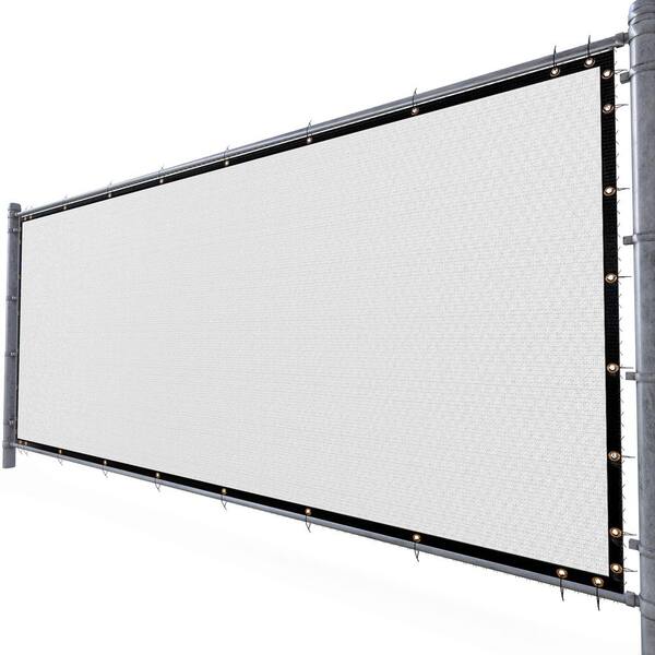 Reviews for AMGO 8 ft. H x 50 ft. W White Fence Outdoor Privacy Screen