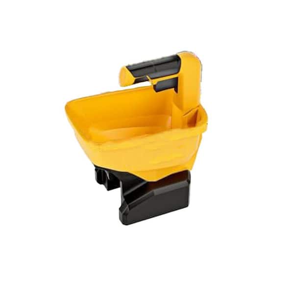 2.88 lb. Plastic Handheld Spreader for Lawn Grass Seed Fertilizer Salt Ice Melt Year-Round Efficient Use