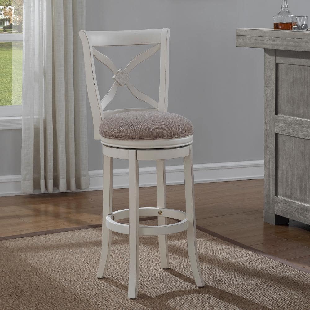 White distressed bar stools sale