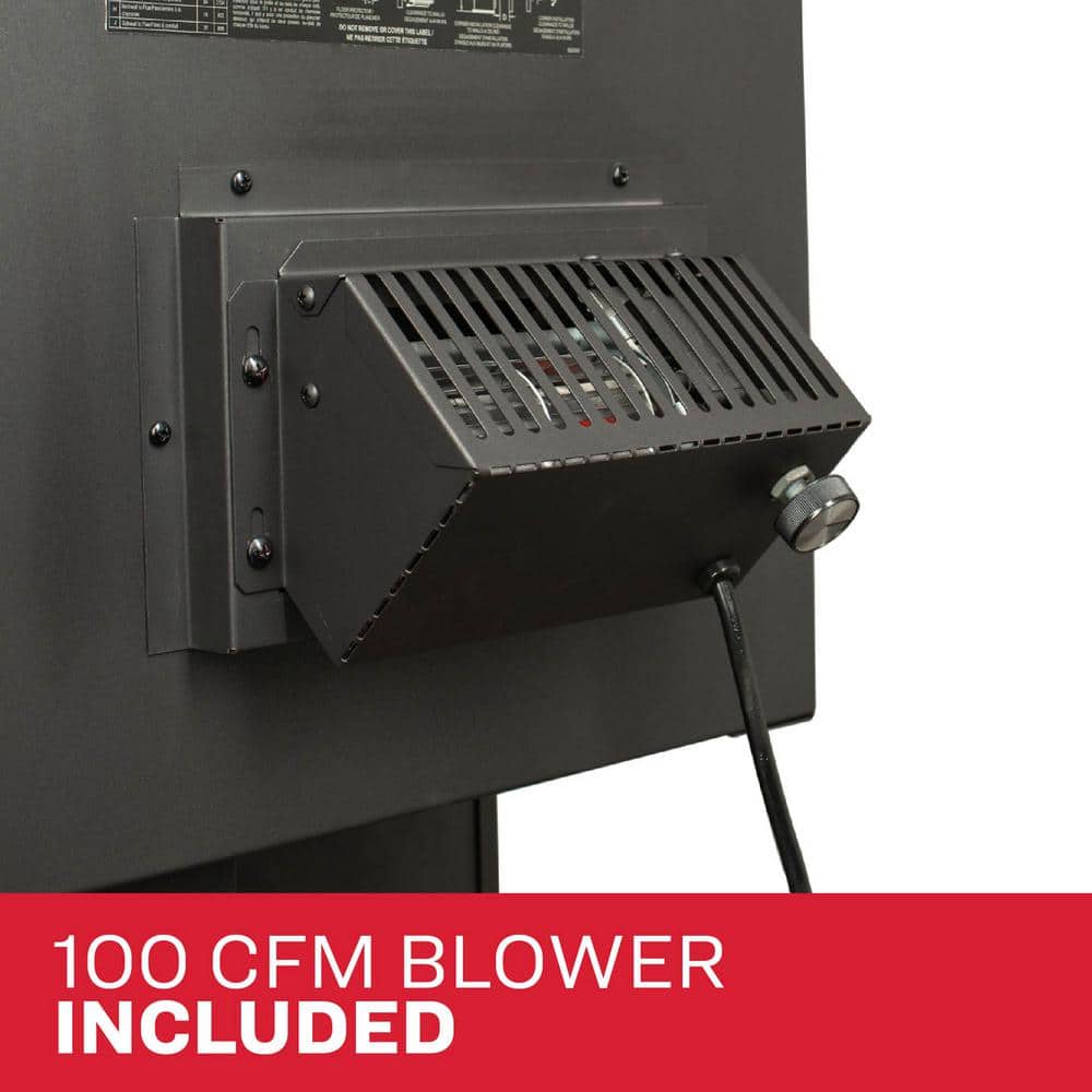 Ashley Hearth 3200 Sq Ft EPA Certified Large Pedestal Wood Stove with Blower
