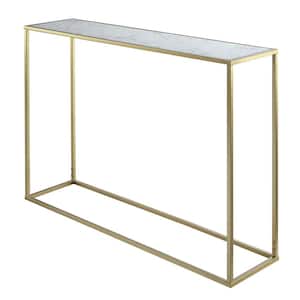 42 in. Gold Standard Rectangle Metal Console Table