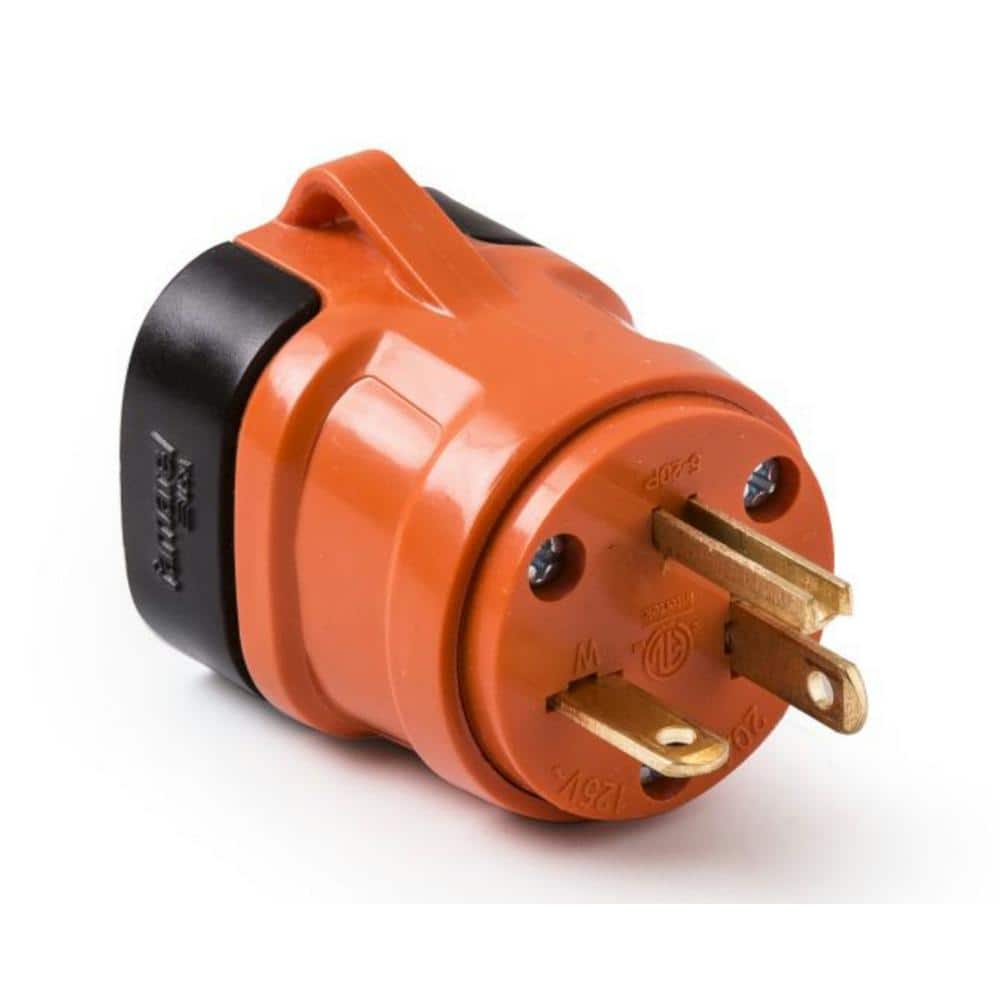 20 Amp 125-Volt Bi-Polar NEMA Plug Heavy-Duty Rigid price history on PriceWatchPro