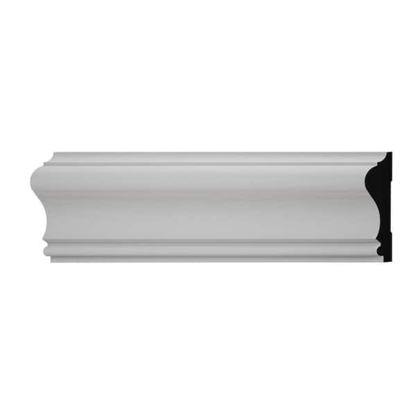 Ekena Millwork WM390 0.69 in. D x 2.63 in. W x 6 in. L Wood (Finger-Joint Pine) Chair Rail Sample