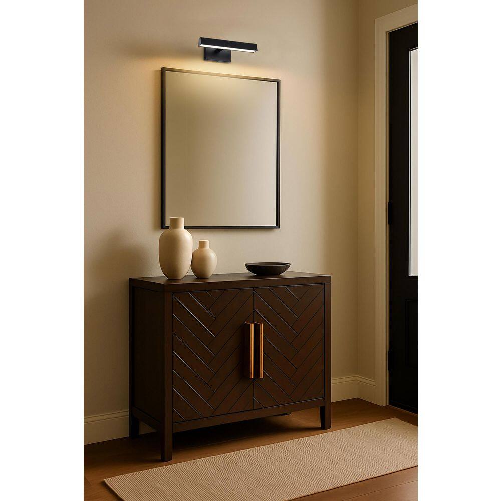Mila Black 1 ft. Integrated LED Picture Light with Acrylic Lens price history on PriceWatchPro