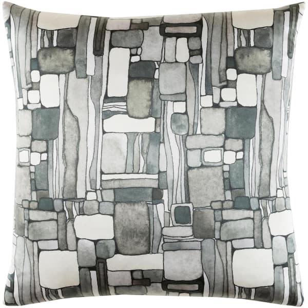Artistic Weavers Smollett Gray Graphic Polyester 20 in. x 20 in. Throw Pillow
