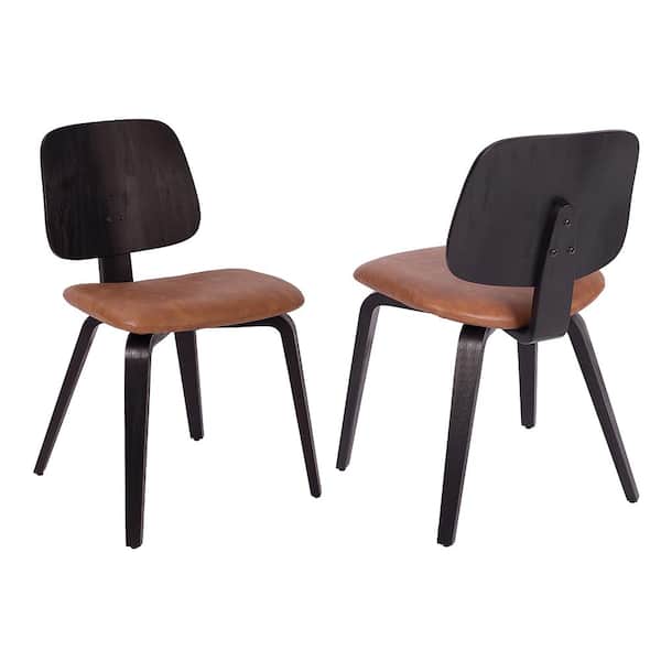 Mocha dining chairs discount