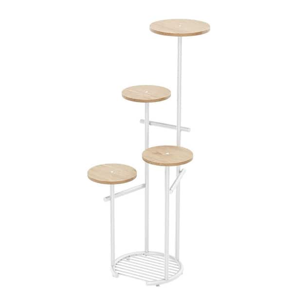 5-Tier White Metal Plant Stand (11.8 in. H W x 42.1 in. H) L0F2G88Z2Z - The  Home Depot