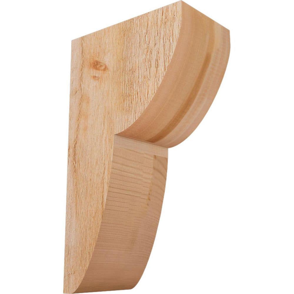 6 in. x 10 in. x 18 in. Western Red Cedar Crestline Rough Sawn Corbel price history on PriceWatchPro