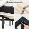 Details of Zinus Mory bed frame construction and assembly