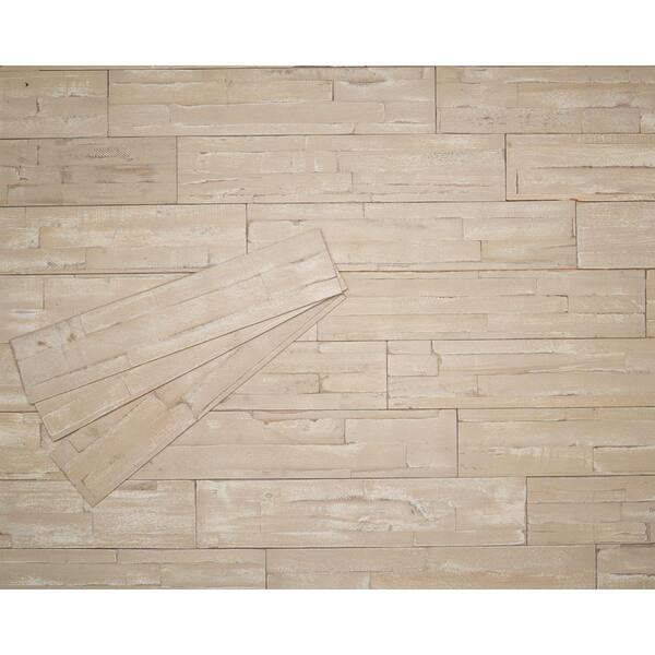 mywoodwall 3/8 in. x 4-7/8 in. x 23-5/8 in. Safari Prefinished Wood Peel and Press Wall Panel