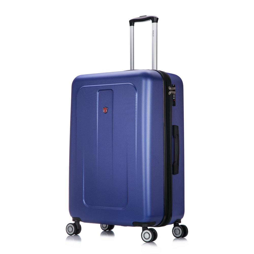 Crypto 28 in. Blue Lightweight Hardside Spinner