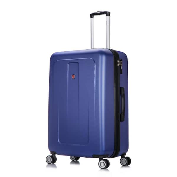 Crypto 28 in. Blue Lightweight Hardside Spinner