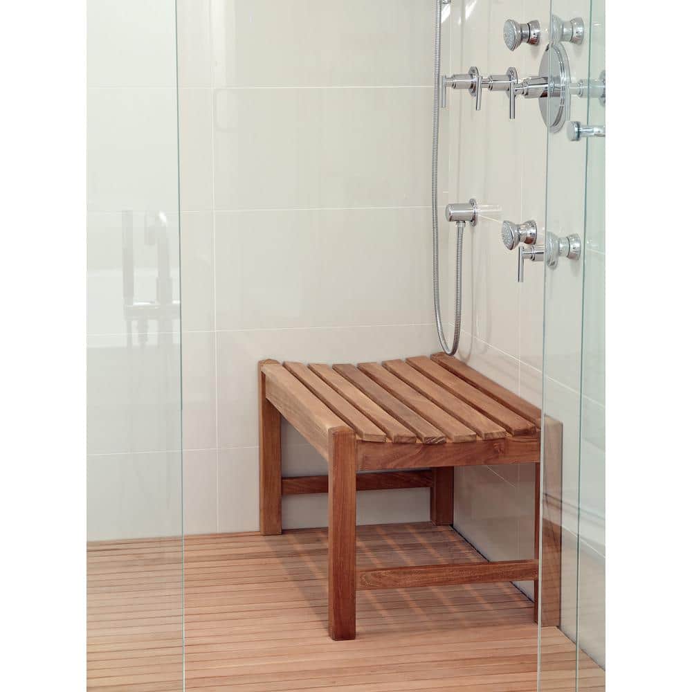 Elite 36" Natural Teak Spa Bench