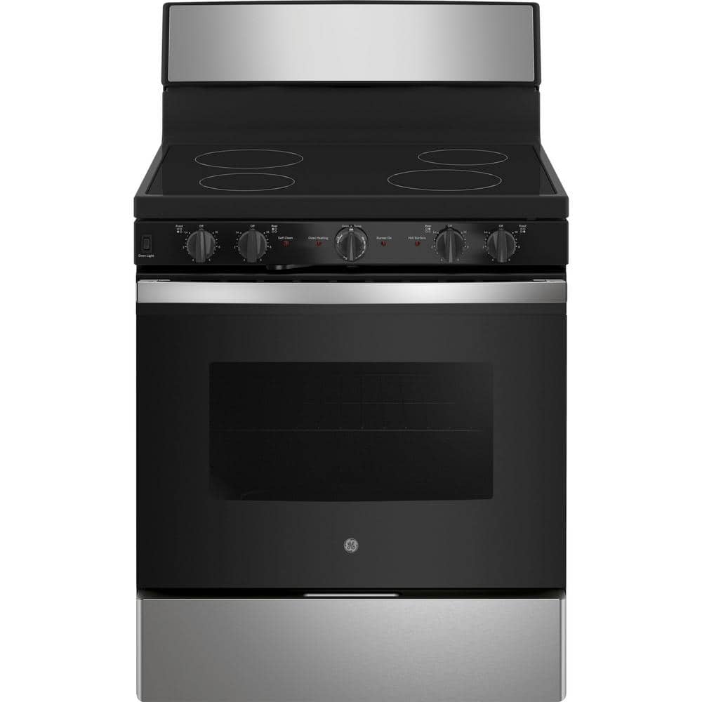 30 in. 4 Burner Element Free-Standing Electric Radiant Smooth Cooktop Range