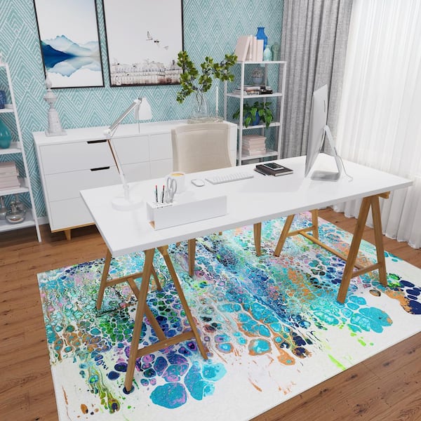 Addison Rugs - Karina Multi 8 ft. x 10 ft. Geometric Indoor/Outdoor Area Rug