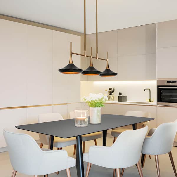 MOTHERLAKELAKE lynch.ブラトラ Black Triangle LNC Contemporary Black Mid Century Chandelier with Metal