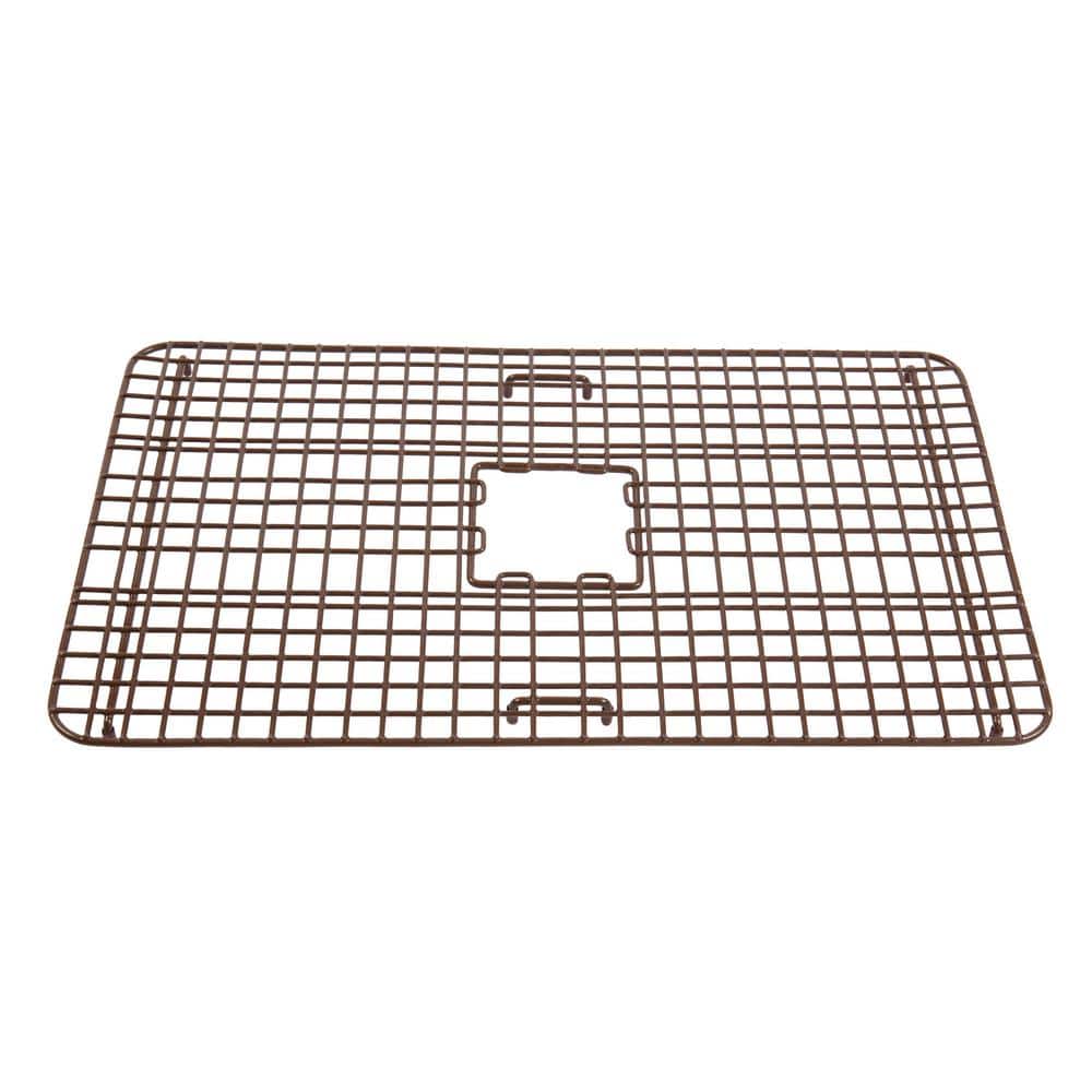 Wright Antique Brown Steel Kitchen Sink Bottom Grid
