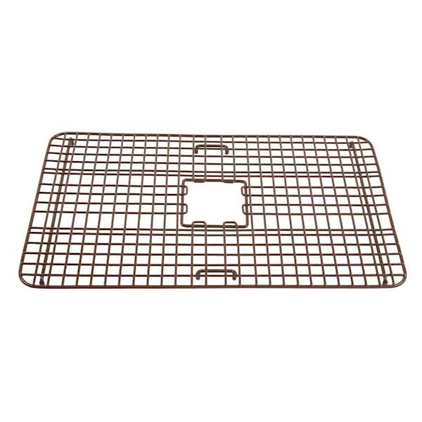 SINKOLOGY SinkSense Wright 28 in. x 17 in. Bottom Grid for Kitchen Sinks in Antique Brown