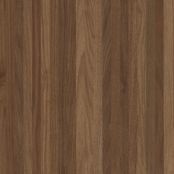 FORMICA 5 ft. x 12 ft. Laminate Sheet in Walnut Butcherblock with Natural Grain Finish