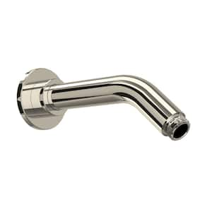 7 in. Reach Wall Mount Shower Arm in Polished Nickel