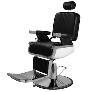 Black Hydraulic Recline Barber Chair, for Salon Spa Beauty Tattoo