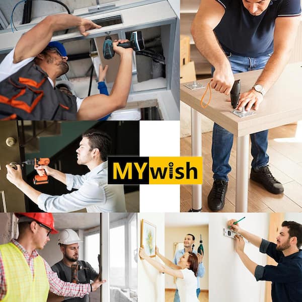 MYWISH 430-Piece #8 #10 Truss Head Self-Tapping Screw Kit