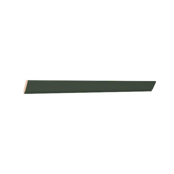 Hampton Bay Designer Series Melvern 3 in. W x 96 in. H Crown Moulding in Forest