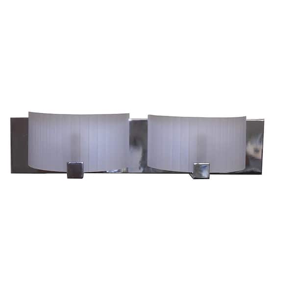 Filament Design 2-Light Chrome Bath Light