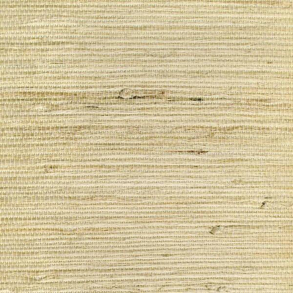 The Wallpaper Company 8 in. x 10 in. Beige Textured Grasscloth Wallpaper Sample-DISCONTINUED