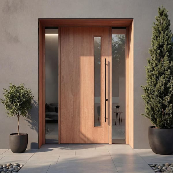 ETO DOORS Leptos 36 in. x 96 in. Universal/Reversible 1 Lite White