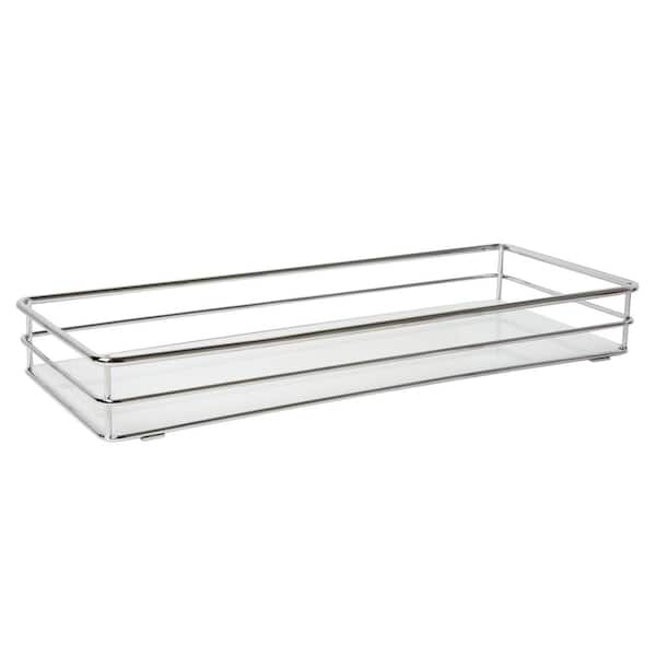 Elle Decor Limoges Rectangular Vanity Tray in Chrome EL-44016-CHR - The ...