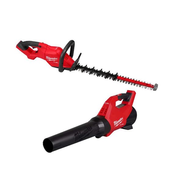 M18 FUEL 18V 24 in. Brushless Cordless Battery Powered Hedge Trimmer w/ M18 FUEL Blower