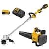 DEWALT 20V MAX Cordless Battery Powered String Trimmer & Blower