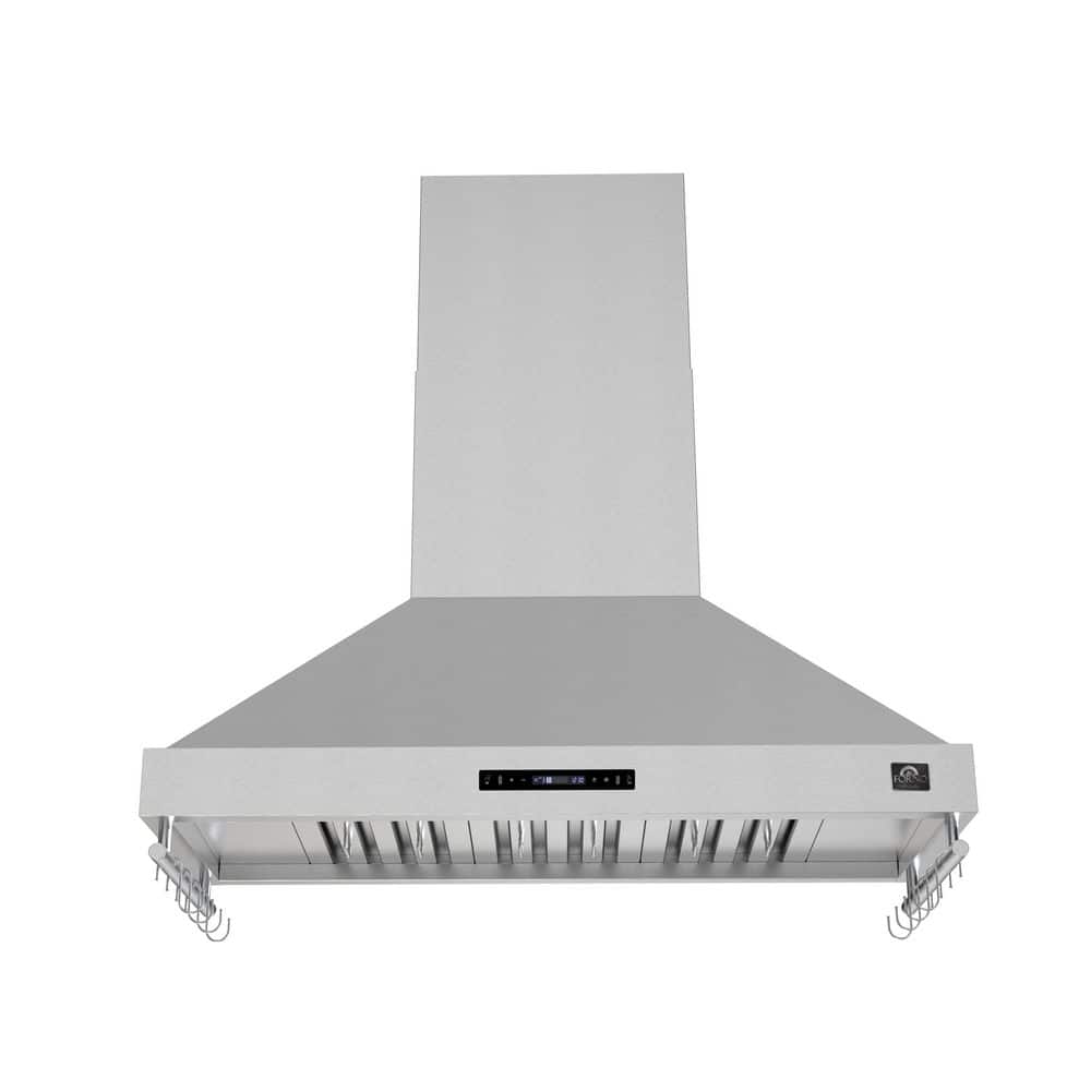 Venezia 48 Inch Wall-Mounted Range Hood in Stainless Steel with Touch Controls and Baffle Filters price history on PriceWatchPro