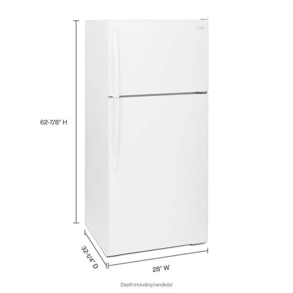 Whirlpool 28 14.3 Cu. ft. White Top Freezer Refrigerator - WRT314TFDW