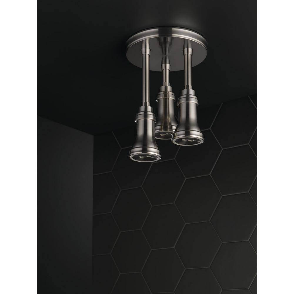 Stainless Steel Multi-Head LED Ceiling Mounted Rain Shower